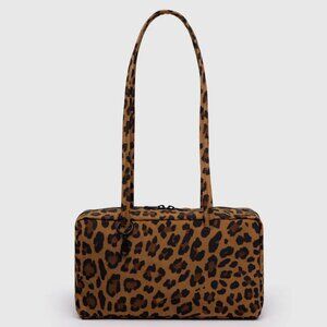Baggu Leopard Nylon Bowler Bag